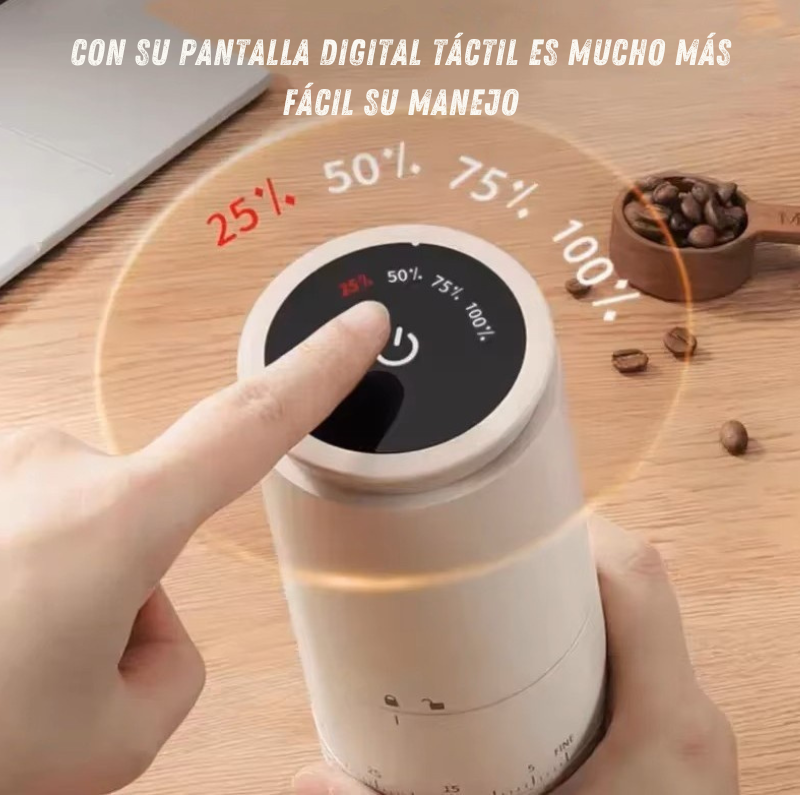 Portable battery-powered grinder